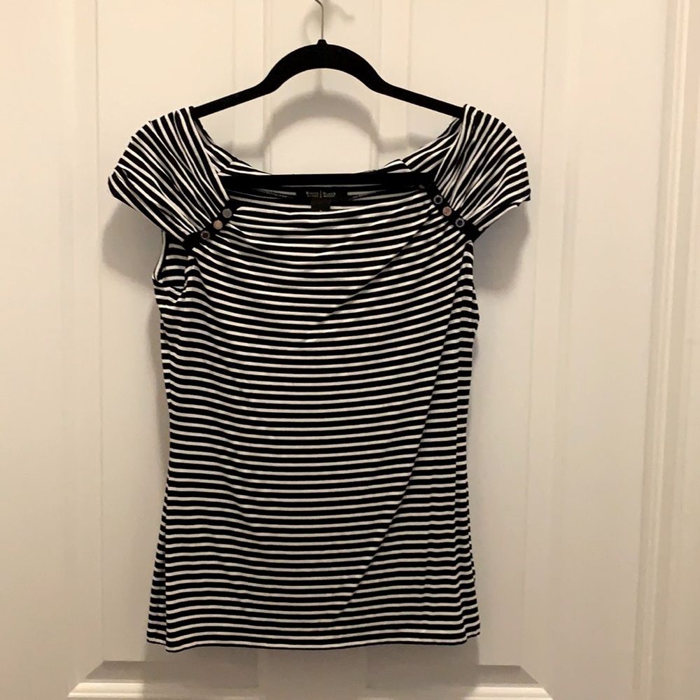 Black and white top